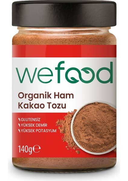 Wefood Organik Ham Kakao Tozu 140 gr 8681749104291 ürün görseli