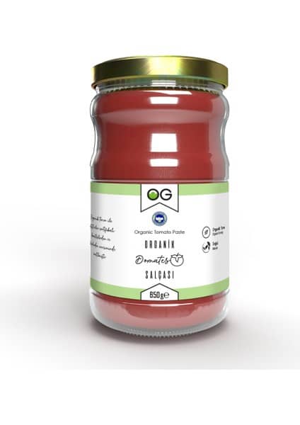 OG natural Organik Domates Salçası 650 Gr ürün görseli