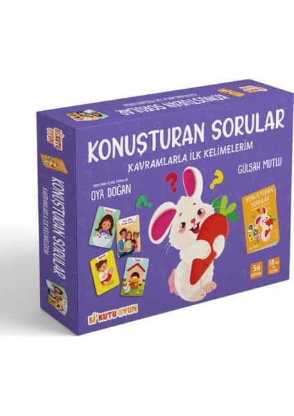 Bi Kutu Oyun Konuşturan Sorular - Kavramlarla İlk Kelimelerim - Gülşah Mutlu ürün görseli