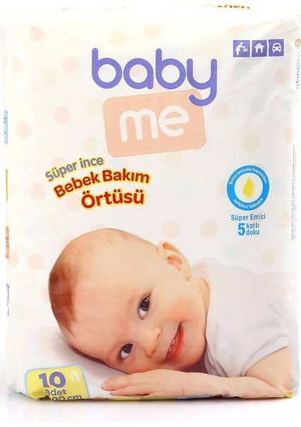 Baby Me Süper İnce Alt Değiştirme Örtüsü 10 Adet 60*90 ürün görseli