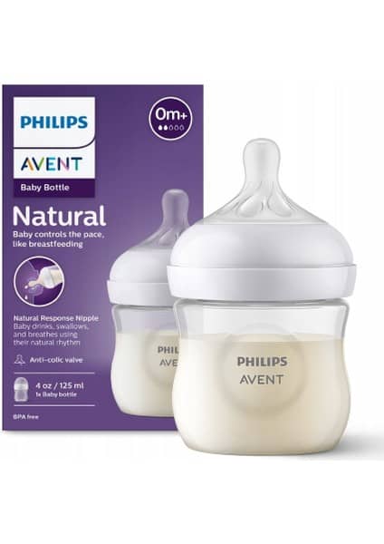 Philips Avent Natural Response PP Biberon 0 Ay+125ml SCY900/01 ürün görseli