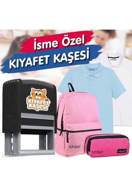 Obibaskı Kişiye Özel Isimli Kıyafet Kaşesi Yıkamaya Dayanıklı Tekstil Kaşesi ürün görseli