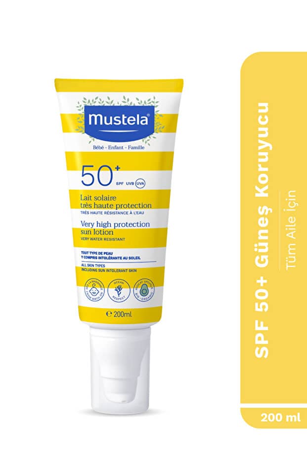 Mustela Çok Yüksek Koruma Faktörlü Güneş Losyonu 200 ml ürün görseli