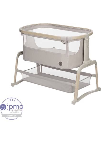 Maxi-Cosi Iora Air Sallanabilen Ahşap Görünümlü Anne Yanı Beşik Beige Eco ürün görseli