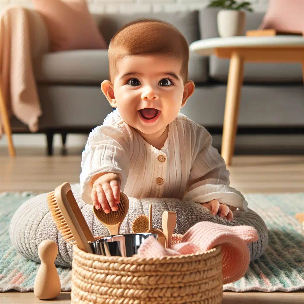 6 Aylık Bebek Gelişimini Destekleyen Harika Oyun: Hazine Sepeti