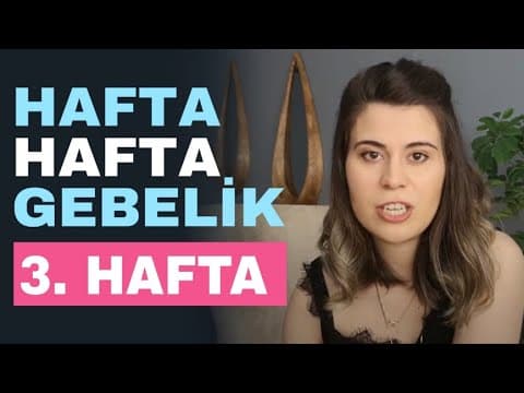 Hafta Hafta Gebelik - 3 Haftalık Gebelik