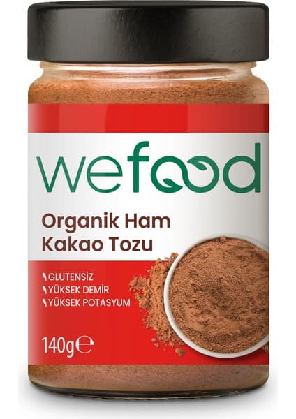 Wefood Organik Ham Kakao Tozu 140 gr 8681749104291
