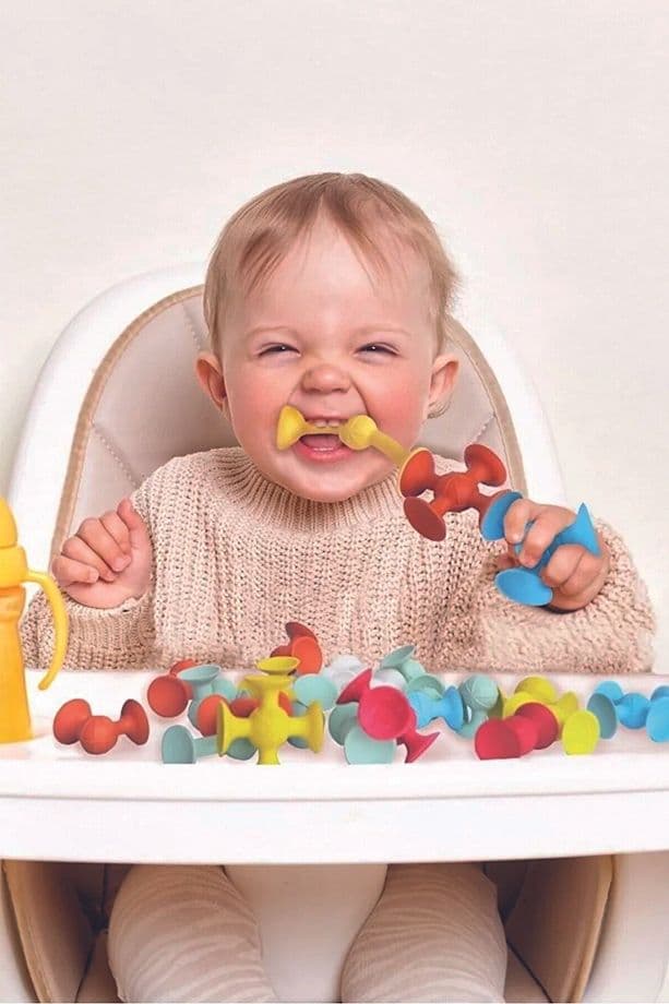 Factorial Fidget Duyusal Eğitici Oyuncak Vakum Molekül 25 Adet Yapı Taşları Lego Vakumlu Çocuk Gelişim Oyunu