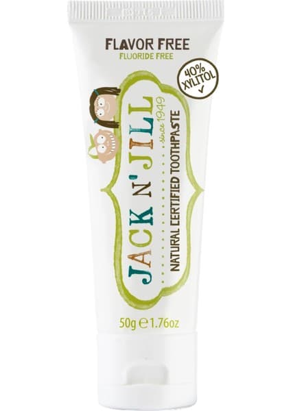 Jack N' Jill Tamamen Doğal Diş Macunu - Aromasız 50g