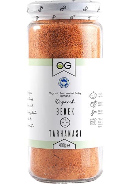 OG natural Organik Sertifikalı Bebek Tarhanası 400 gr +6AY