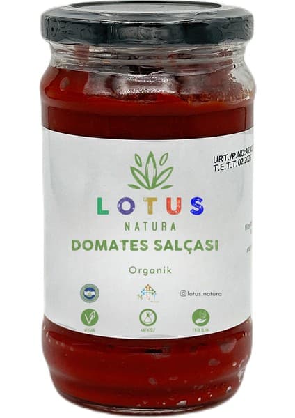 Lotus Natura Bebek Tuzsuz Domates Salçası 310 gr +12 Ay