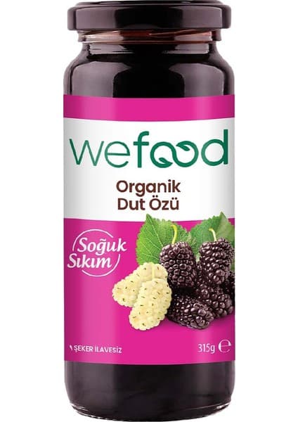 Wefood Organik Dut Özü 315 gr (Soğuk Sıkım) 8682392174303