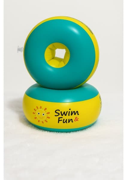 Swim & Fun En Rahat En Güvenilir Çocuk Yüzme kolluğu / Extra Güvenlikli İçi Su geçirmez Süngerli / Bebek Yüzme Kolluğu / Tamir Seti Ve Çantası / Deniz Kolluk / Havuz Kolluk