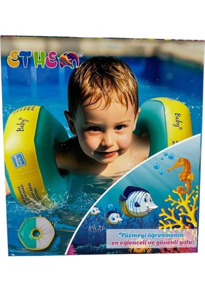My Mina Baby Başlangıç Seviye Yüzme Kolluk Özel Süngerli Çocuk Bebek Kolluk ÖZEL TAŞIMA ÇANTASI HEDİYELİ