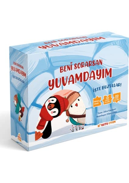 Bi Kutu Oyun Beni Sorarsan Yuvamdayım - İşte Buzullar! - Kitap ve Oyun Seti - Zehra Kandemir