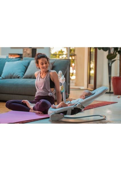 4moms Chicco Balloon Bouncer Ev Tipi Titreşimli Ana Kucağı - Mavi