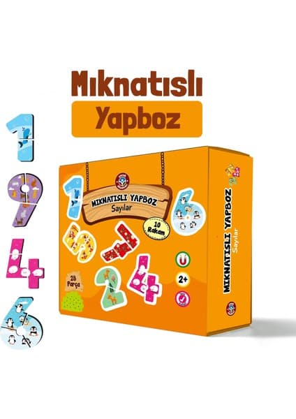 Çocuk Akademi Mıknatıslı Yapboz Sayılar