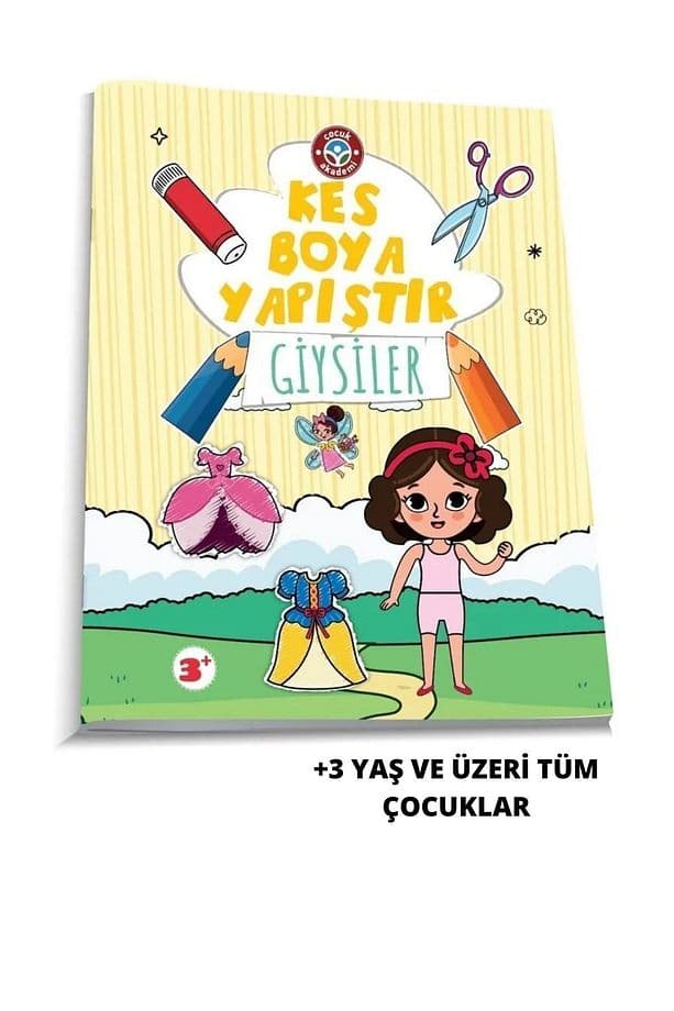 Kes Boya Yapıştır Giysiler Kitabı