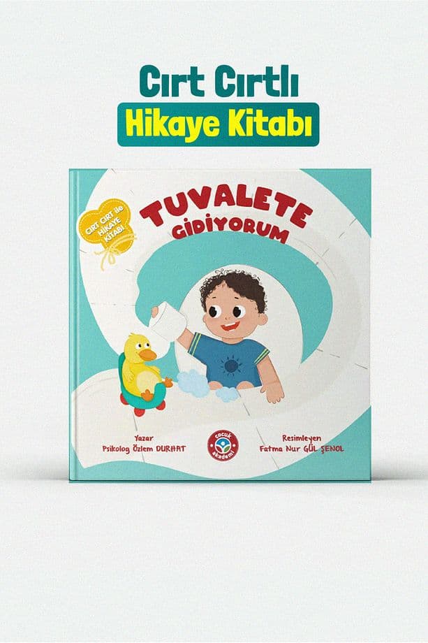 Tuvalete Gidiyorum Cırt Cırtlı Aktivite Etkinlik Kitabı