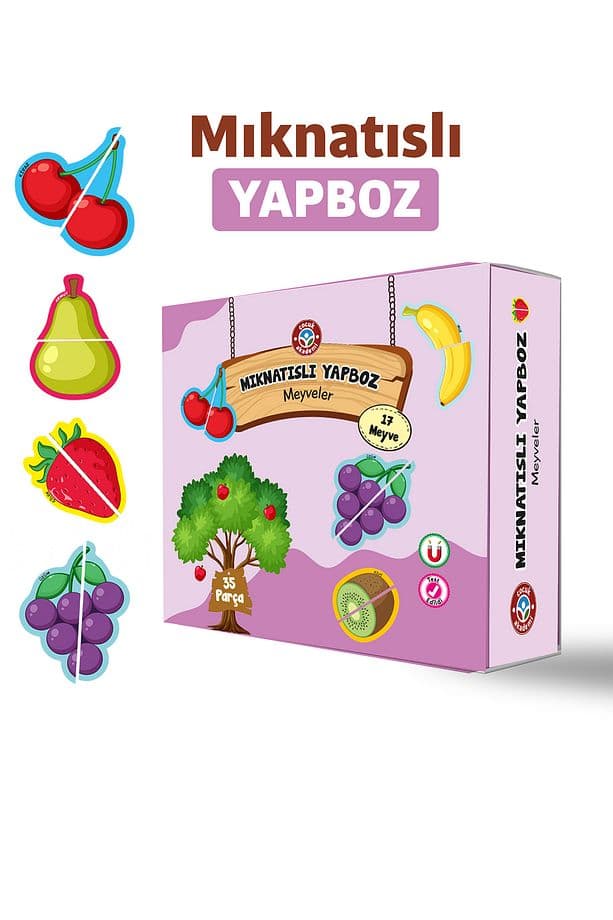 Mıknatıslı Yapboz Meyveler