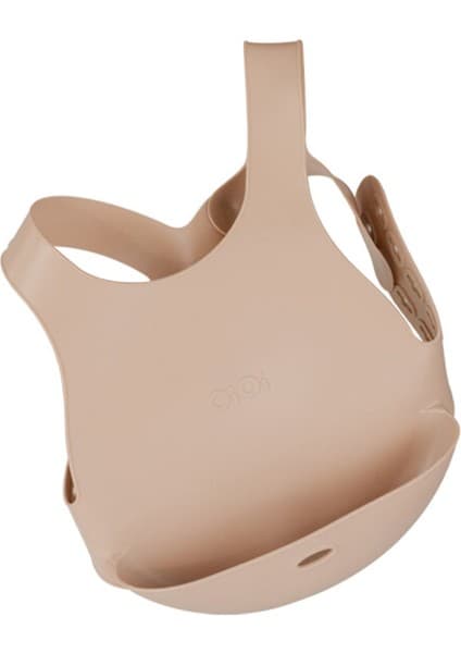 OiOi Silikon Mama Önlüğü 6+ Ay Bubble Beige