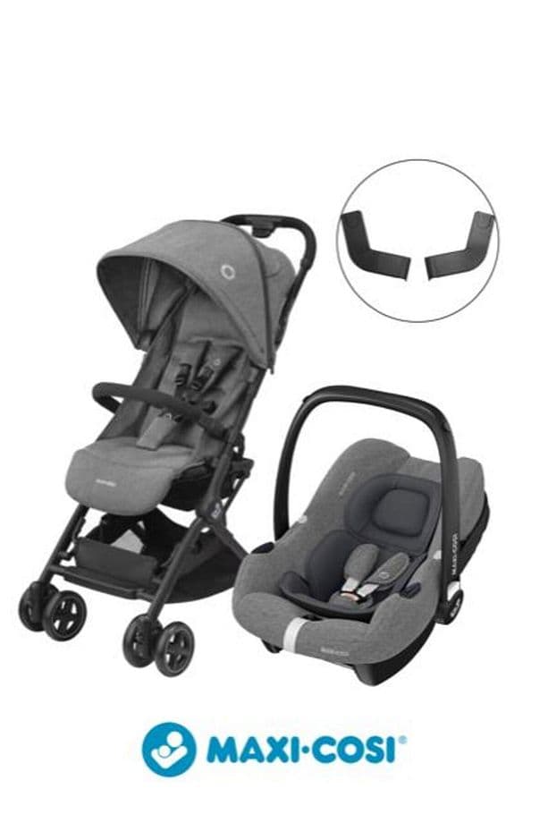 Maxi-cosi Lara2-cabriofix I-size Tek Elle Katlanabilen Kompakt Seyahat Sistem Bebek Arabası Grey