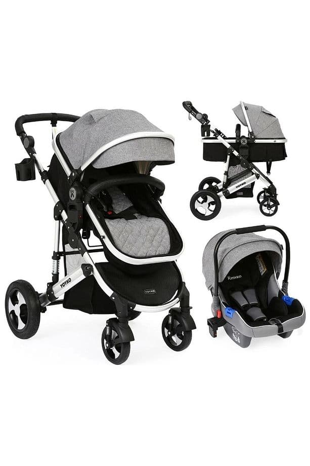 Ultimate Travel Sistem Bebek Arabası 3 In 1 Gri Silver