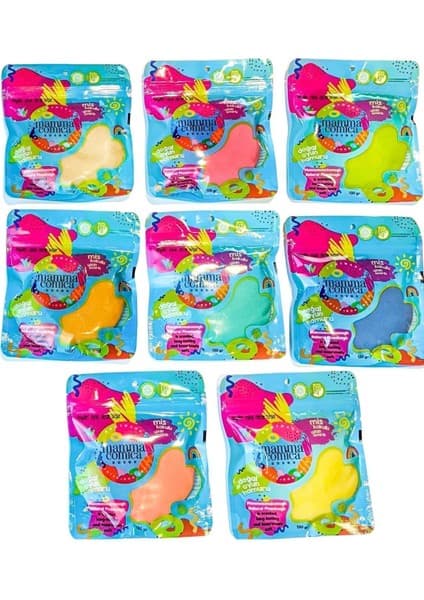 MammaComica Dough Doğal Oyun Hamuru 8’li Set Pastel Renkler Eco-Friendly