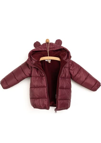 HelloBaby Basic Kapüşonlu Kulaklı Mont Kız Bebek