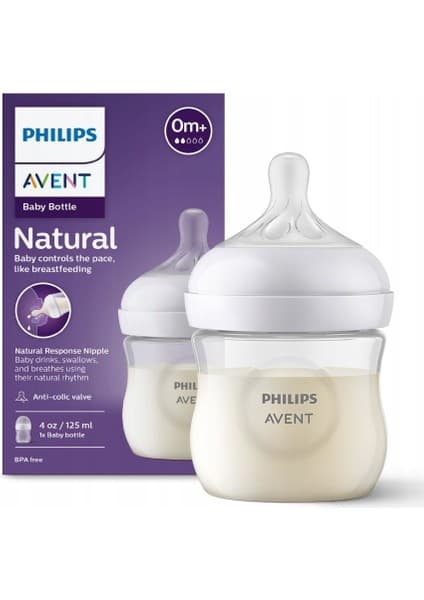 Philips Avent Natural Response PP Biberon 0 Ay+125ml SCY900/01