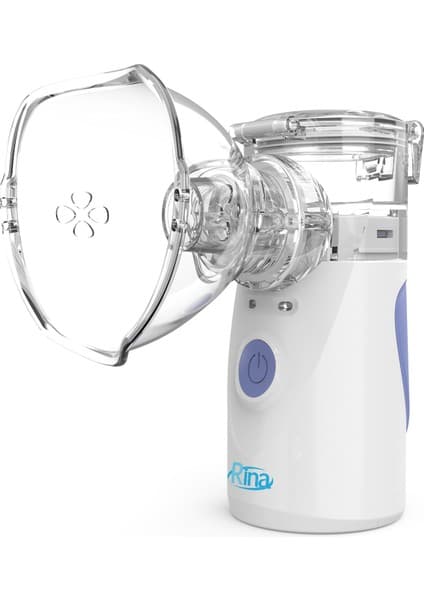 Rina Ultrasonic Taşınabilir Pilli Mesh Hava Makinesi Sessiz Nebülizatör