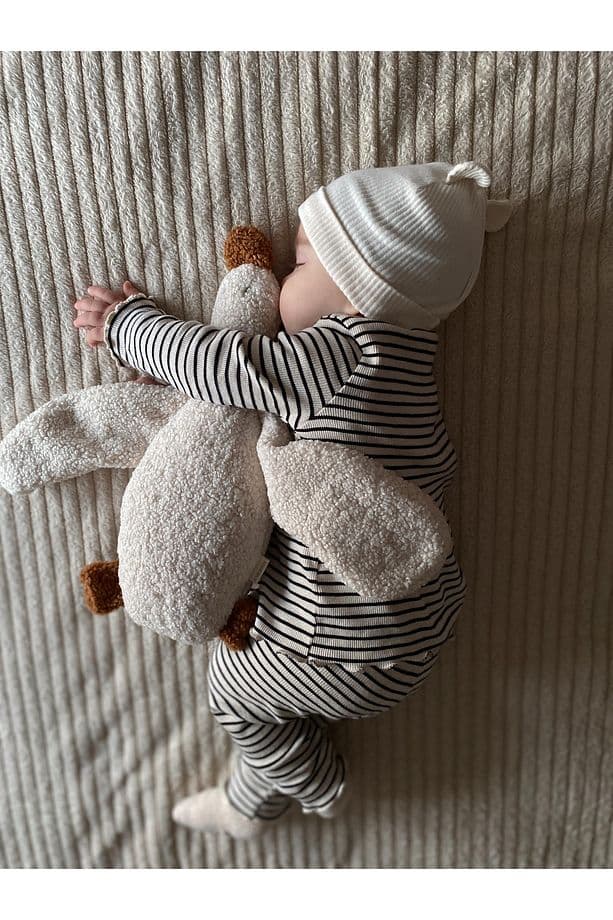 bohemoon Sevimli Ördek Teddy Bebek Çocuk Uyku Arkadaşı Krem/camel