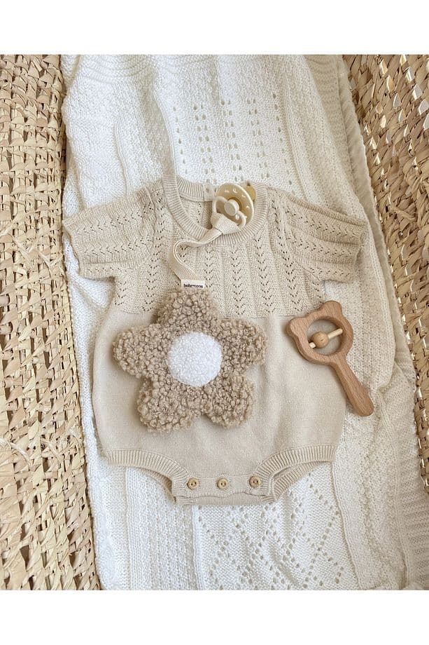 bohemoon Teddy Daisy Emzik Askısı Bej