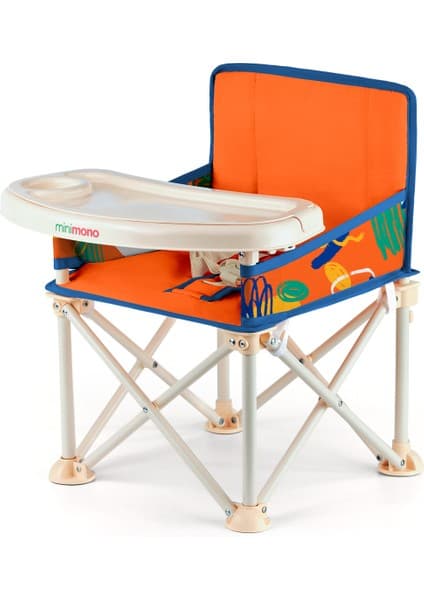 Minimono Plus 0-4 Yaş Portatif Katlanır Yükseltici Mama Sandalyesi Bebek Çocuk Kamp Sandalyesi 3 Farklı Renk Seçeneği