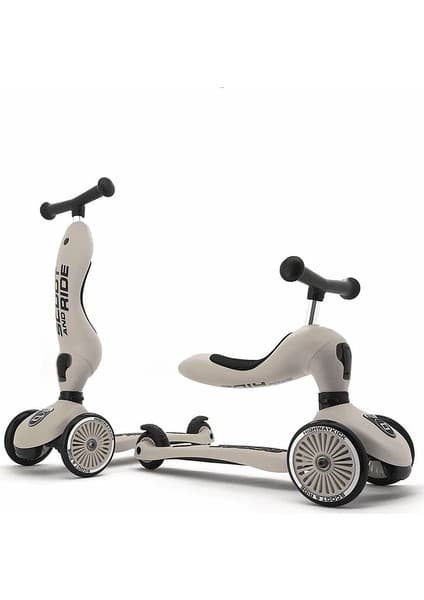 Scoot and Ride Highwaykick 1 Oturaklı Çocuk Scooter Açık Gri 160629-96268