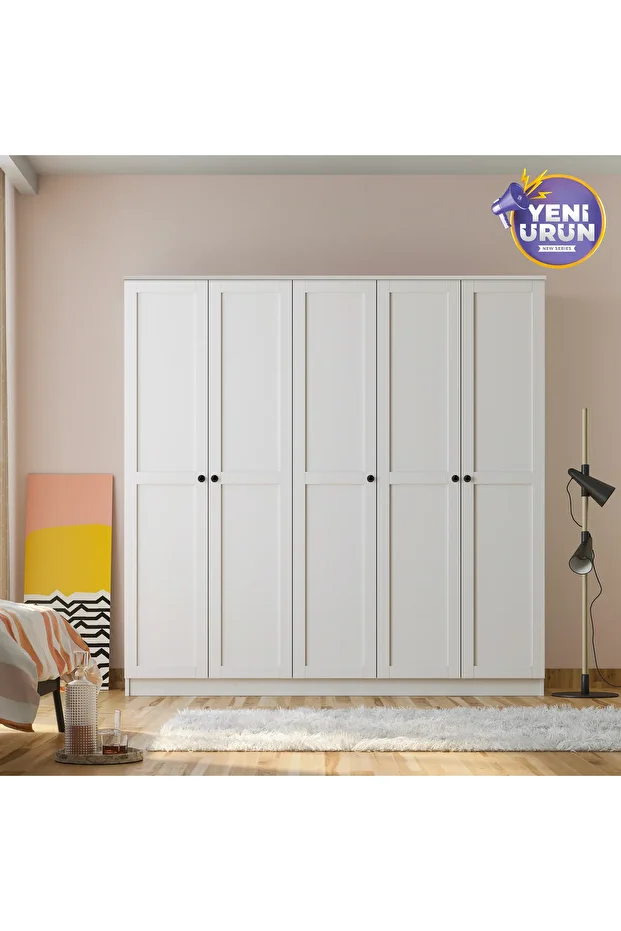 Rabi Side 5 Kapaklı Gardırop
