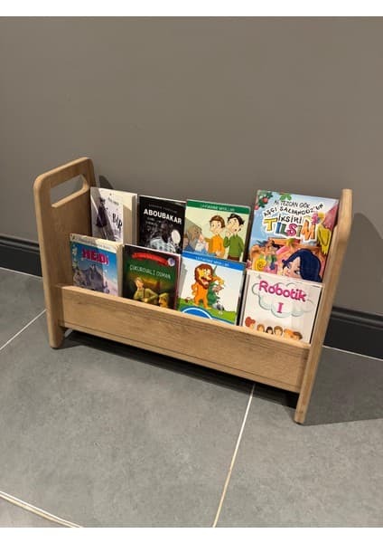 Akçe Home Montessori Mdf Çok Kullanışlı Kitaplık