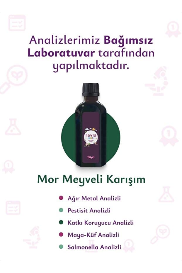 Ravla Kids Mor Meyveli Karışım - 130g