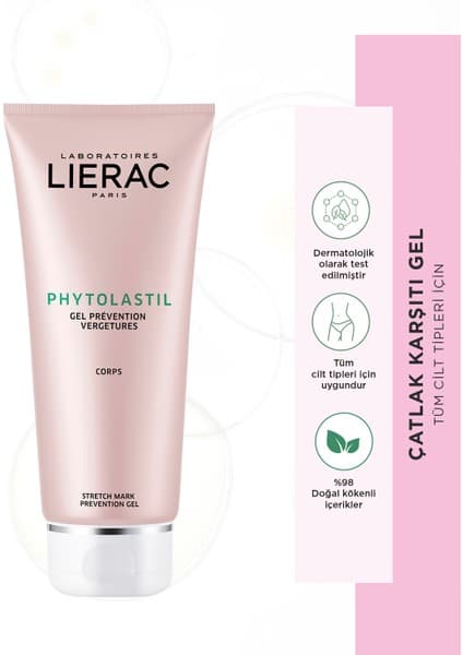 Lierac Phytolastil Jel - Çatlak Onarıcı ve Cilt Elastikiyetini Artıran, 200 ml, Unisex, Hassas Ciltler İçin Uygun