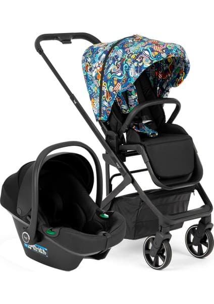 Bagi Neo 2 Travel Sistem Bebek Arabası Multicolor