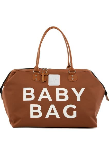 Bagmori Taba Baby Bag Baskılı Bebek Bakım Çantası