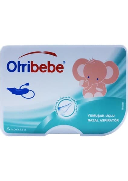 Otribebe Burun Aspiratörü Bebek Dostu Yumuşak Uç ile Etkili Burun Temizliği 2 Adet