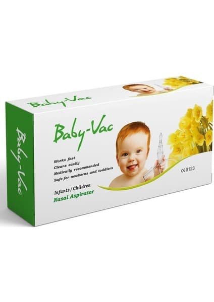 Baby-Vac burun aspiratörü, Elektrik süpürgesi ile çalışır.