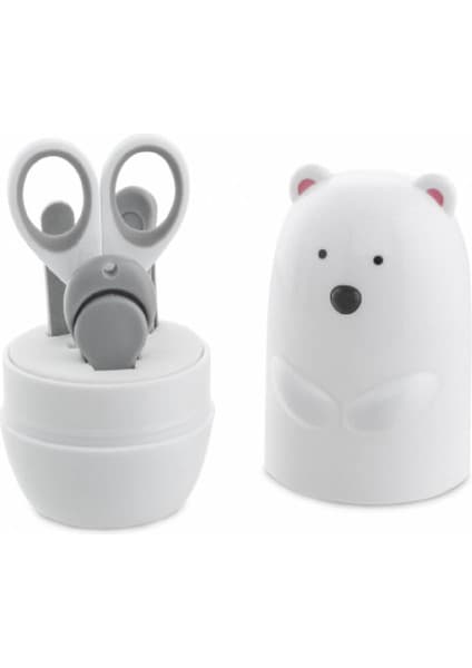 Chicco Yenidoğanlar için Güvenli Tasarımlı Yuvarlak Uçlu Bebek Tırnak Bakım Seti - 4 Parça