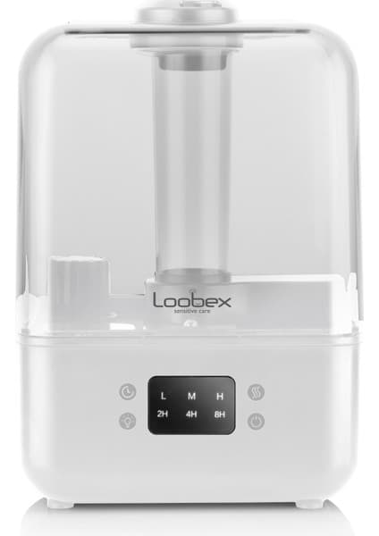 Loobex Hava Nemlendirici Buhar Makinesi ME-A205B Beyaz