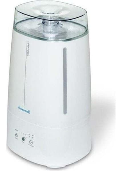 Weewell WHC650 Ultrasonik Soğuk Buhar Makinesi - Ultra Sessiz, Aromaterapi Fonksiyonu, 3,5 Litre, Beyaz