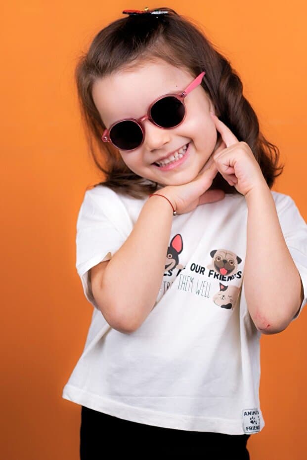 By Donetto Yeni-unisex (12-36 AY) Polarize Ve Uv Korumalı Pembe Çocuk Güneş Gözlüğü