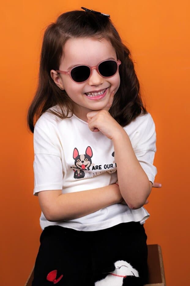 By Donetto Yeni-unisex ( 1-5 Yaş ) Polarize Pembe Çocuk Güneş Gözlüğü