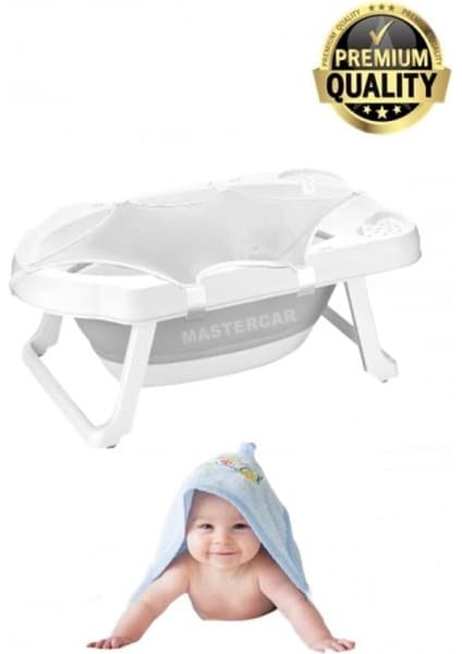 MasterCar Premium Tüm Küvetler Ile Uyumlu Kaydırmaz Bebek Küveti Filesi Bebek Duş Banyo Filesi