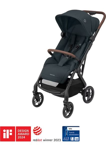 Maxi-Cosi Soho Kompakt Seyahat Sistem Olabilen Otomatik Katlanan Bebek Arabası Essential Graphite